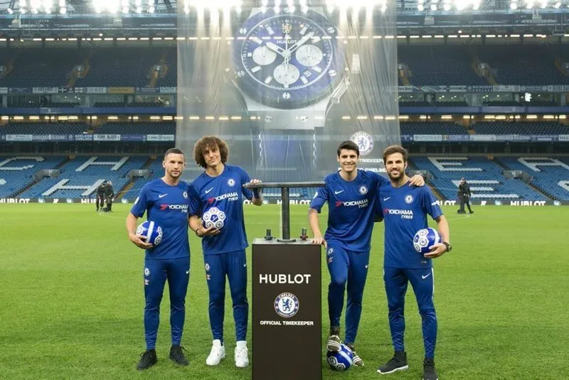 Hublot được hiện diện trong các sự kiện bóng đá để quảng bá thương hiệu