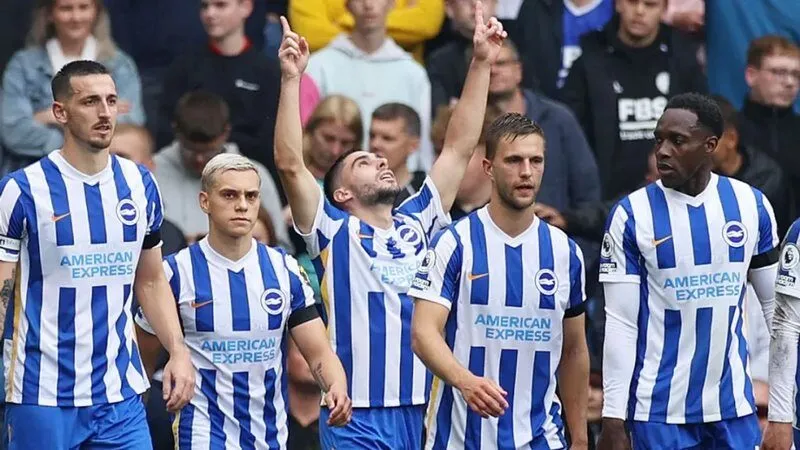 Brighton & Hove Albion đứng thứ 10 với 80,9 điểm